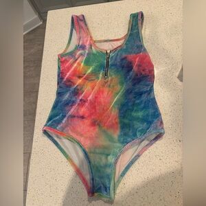 Tie dye body suit